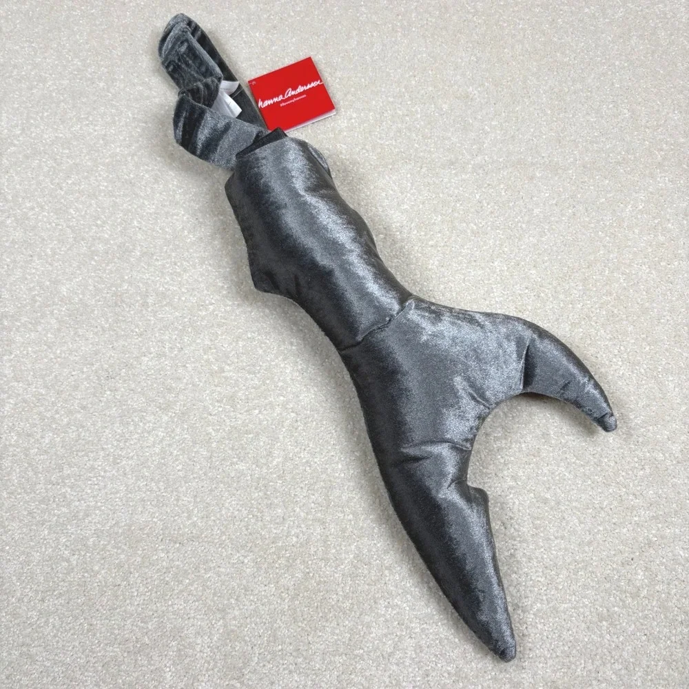 Hanna Andersson Kids Shark Tail Costume Accessory Plush Gray Halloween New